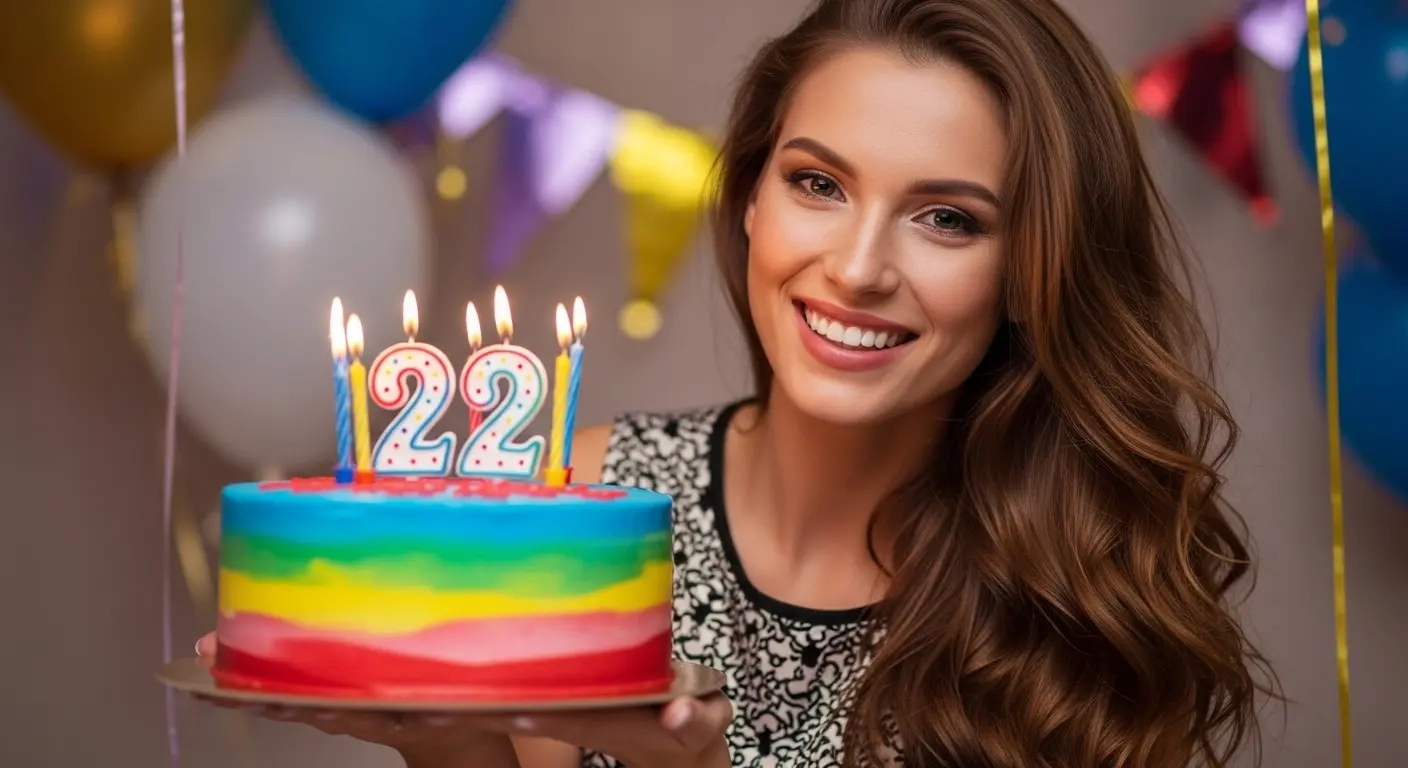22 Birthday Caption