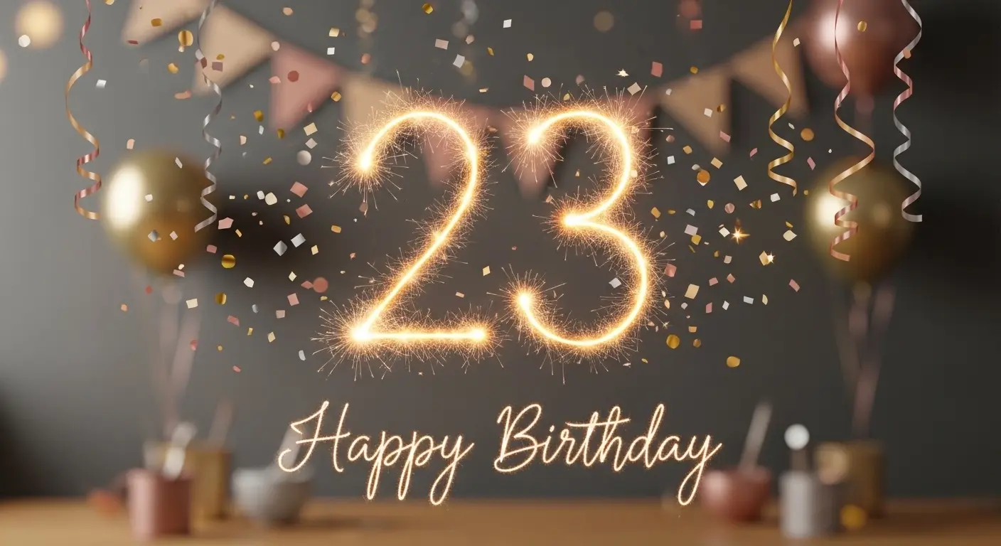 23rd Birthday Captions