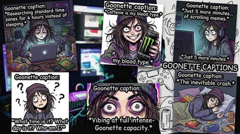 Goonette Captions