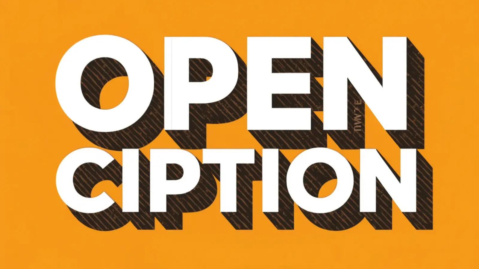 Open Caption Meaning