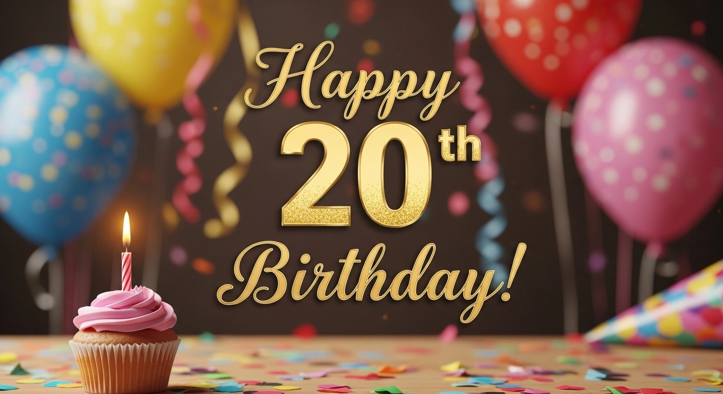 20th Birthday Captions