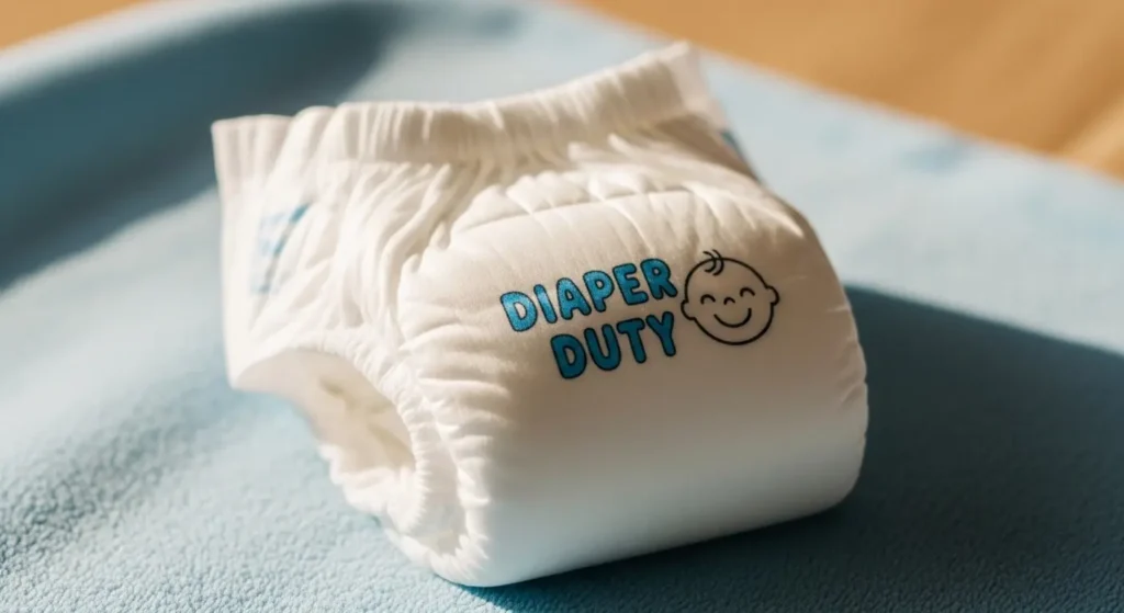 Diaper Caption