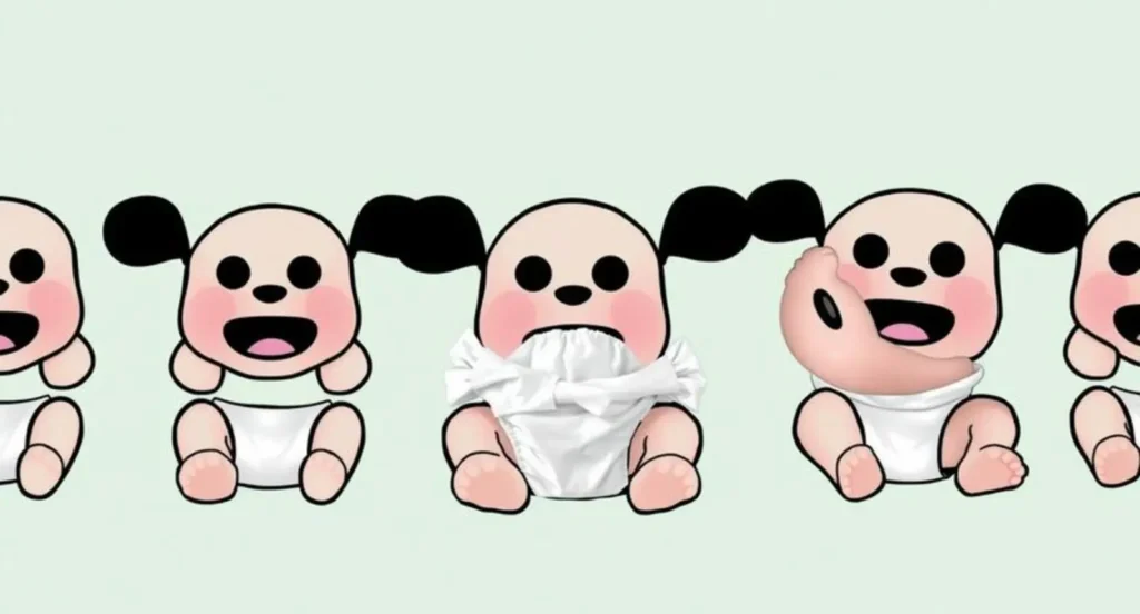 Diaper caption