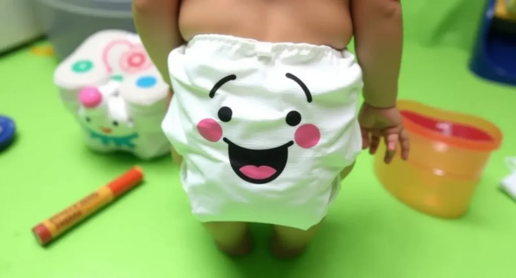 Diaper caption