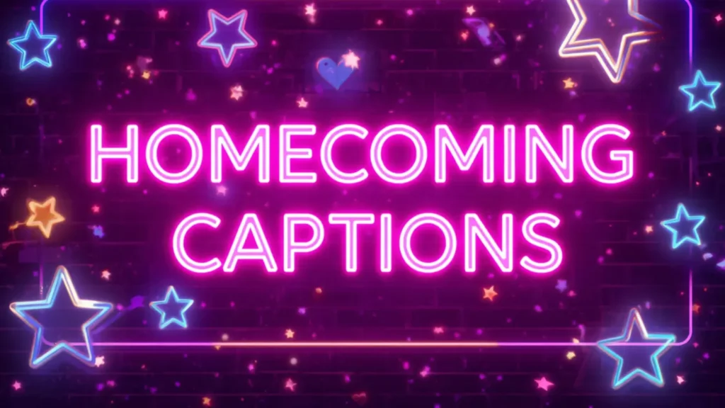 Homecoming Captions