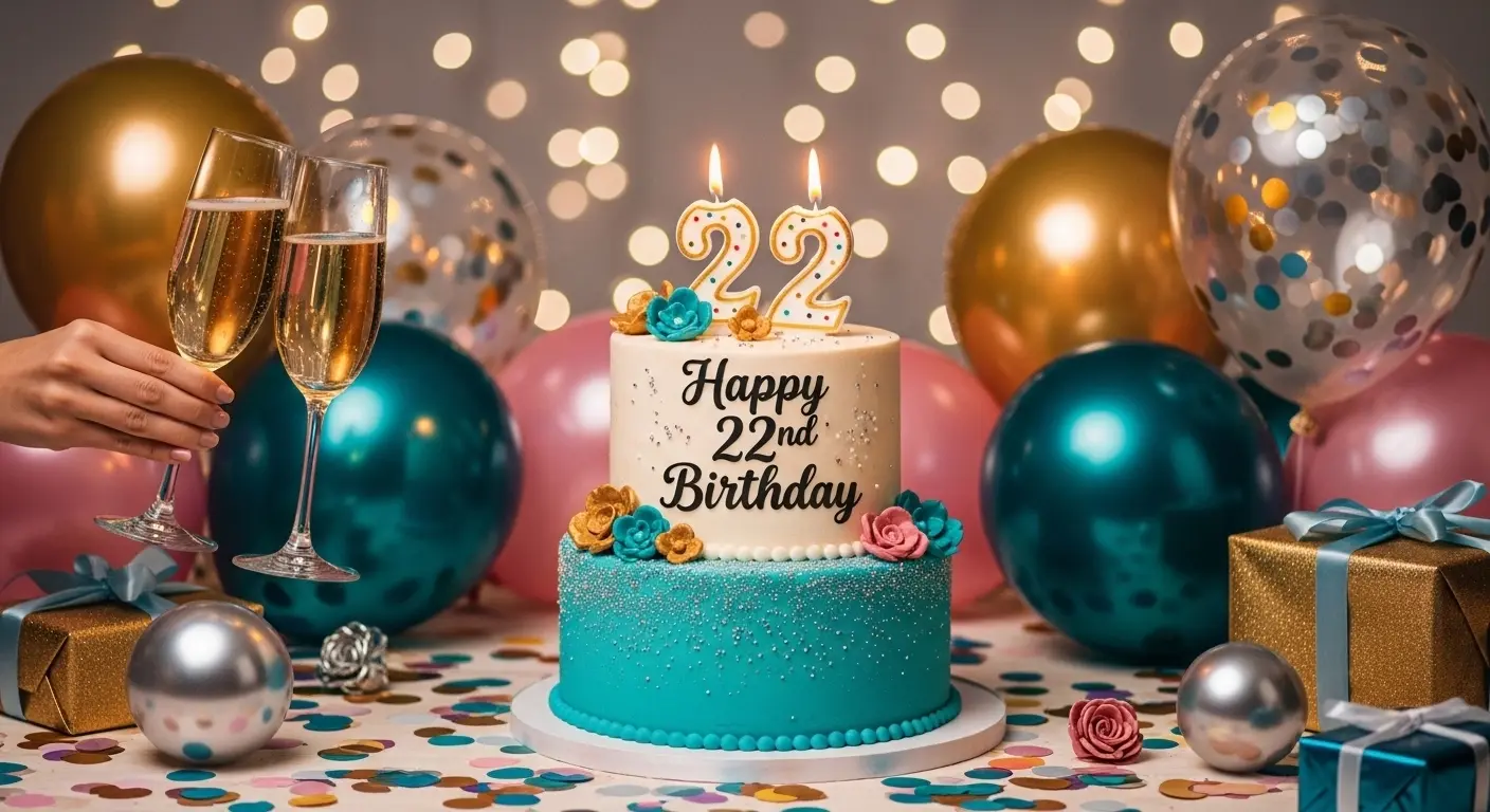 22nd Birthday Caption