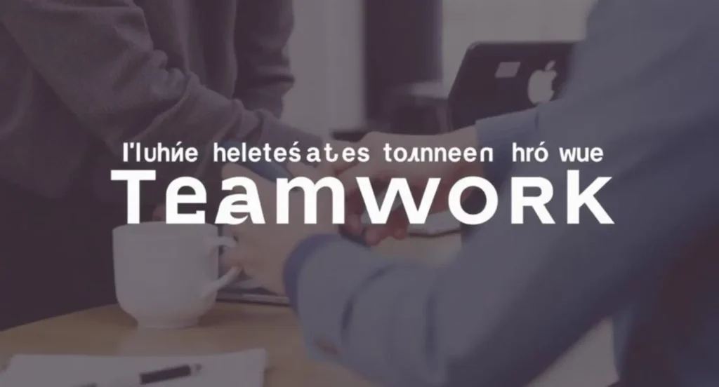 Captions for Teamwork