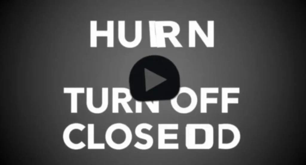 How to Turn Off Closed Caption