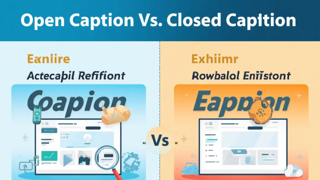 Open Caption vs Closed Caption